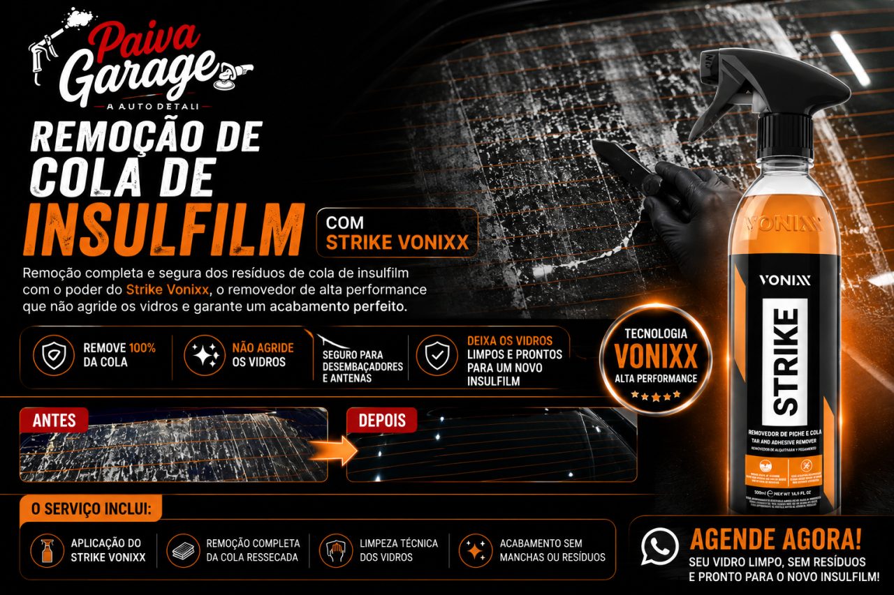 Remoção de Cola de Insulfilm
