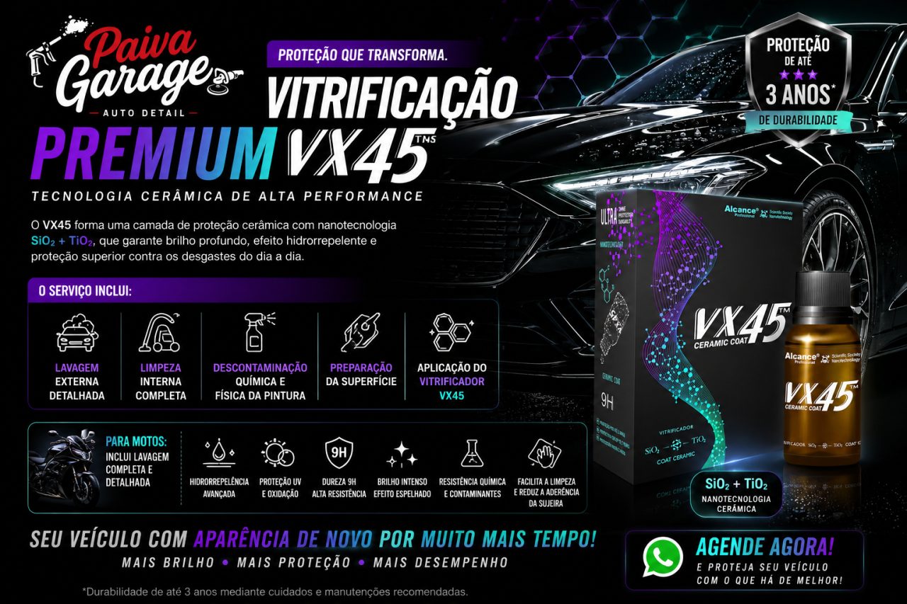 Vitrificação 3 Anos VX45